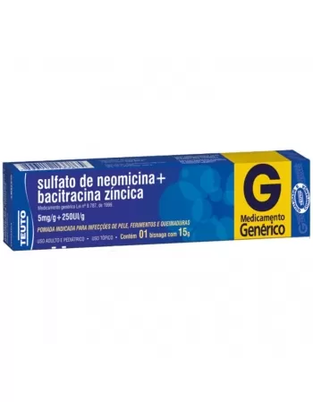 NEOMICINA+BACITRACINA POM 15G (GEN) TEUTO